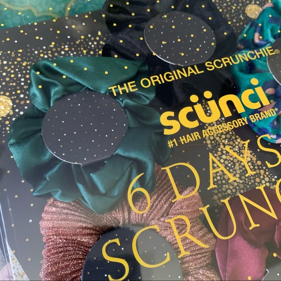 Pack Scunci Scrunchies 6 Trendy Styles New - Picture 4 of 9